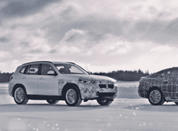 宝马iX3 i4和iNext EV在瑞典进行冬季测试