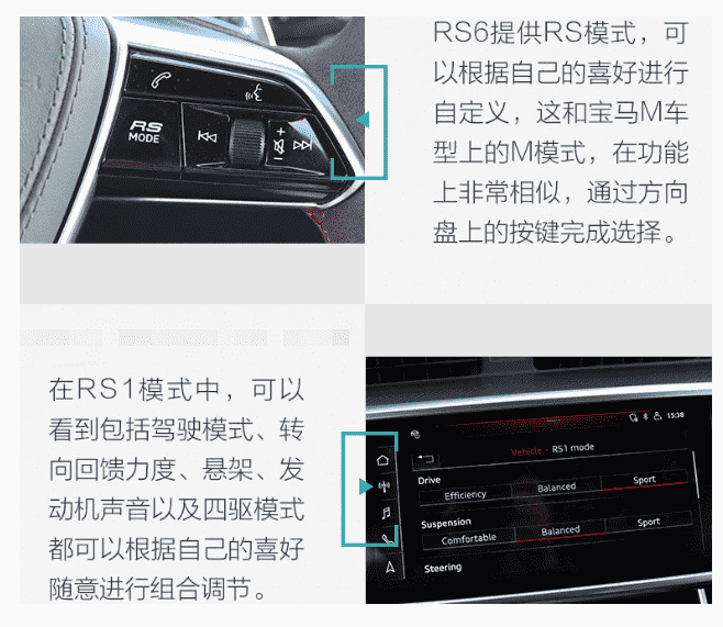 评测2020款奥迪RS6驾驶模式如何切换及宝骏rs3报价及参数