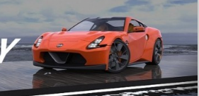 2021日产400Z跑车采用锐利造型 手动变速箱渲染